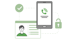 Identification by phone number and full name